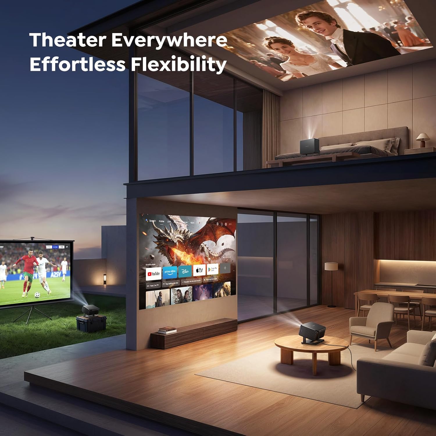 Detalle de Smart 4K projector TP3, 0.8:1 throw