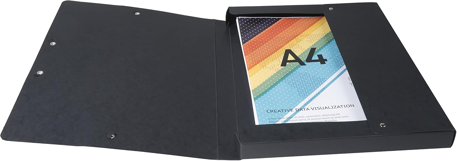 Thumbnail 2 de Exacompta 50301E – 8 boîtes de classement Exabox noir, A4, 25x33 cm