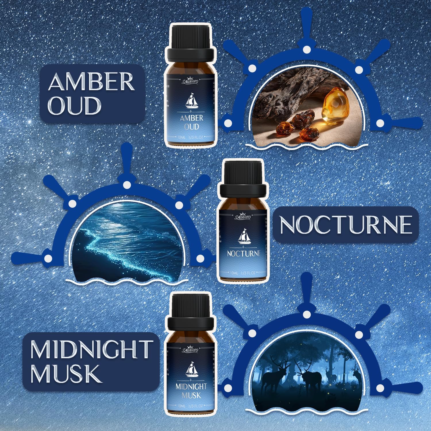 Thumbnail 3 de SALUBRITO Cologne Essential Oils Set 6x10ml