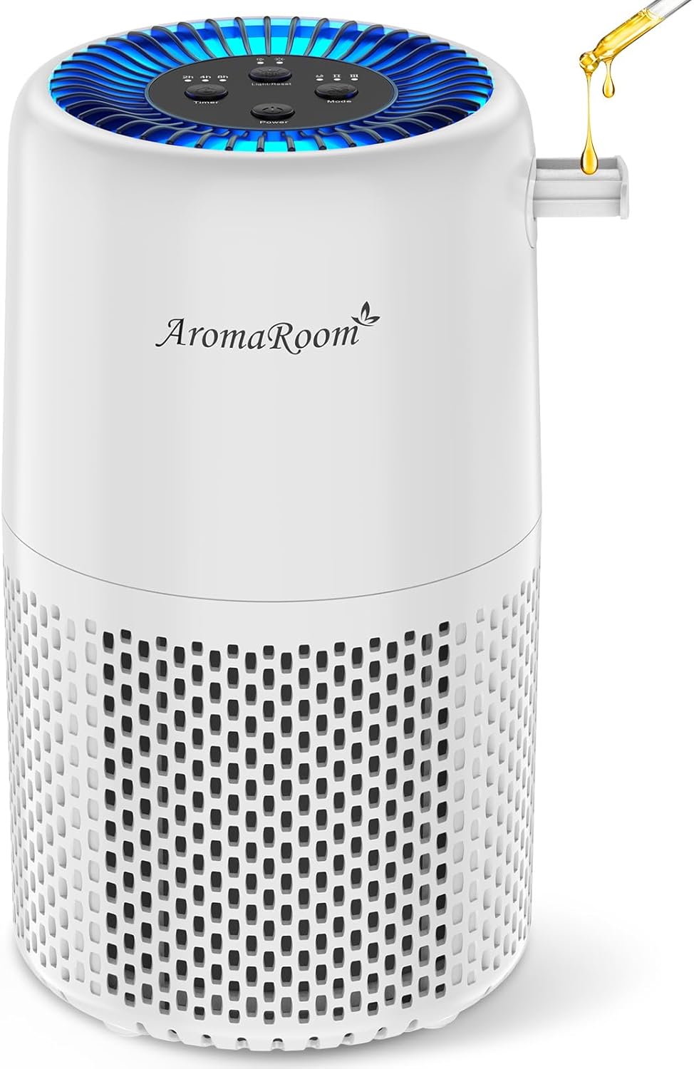 Detalle de Aroma Room AP103-A Air Purifier with H13 HEPA Filter and Sleep Mode