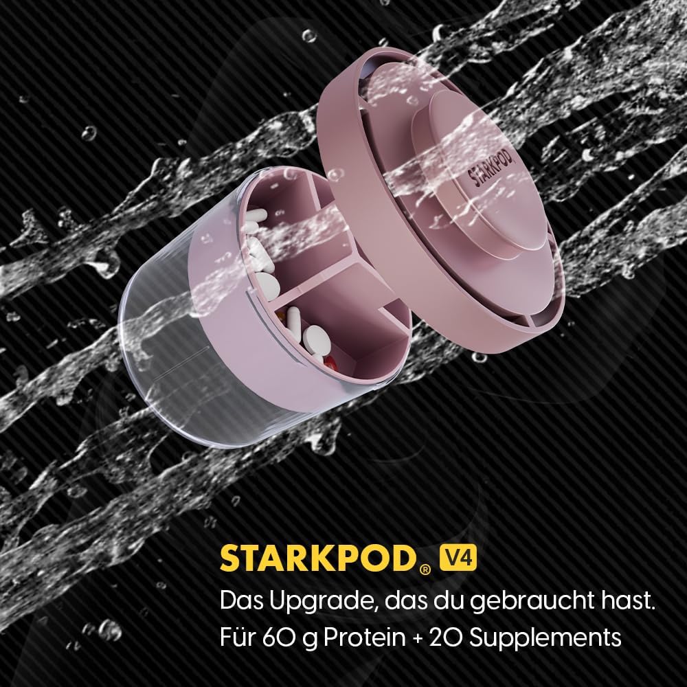 Thumbnail 2 de STARKSHAKE® V4 – Elektrischer Protein-Shaker, pink, 8000 UPM, USB-C, inkl. STARKPOD