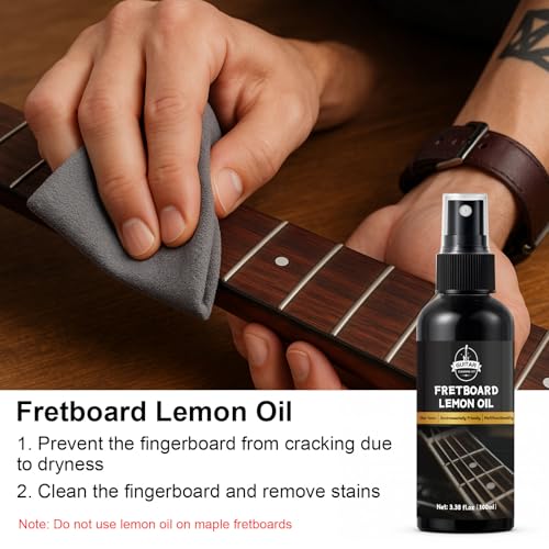 Thumbnail 3 de DINGSEN Gitarrenreinigungsset – 8-teiliges Profi-Pflegeset