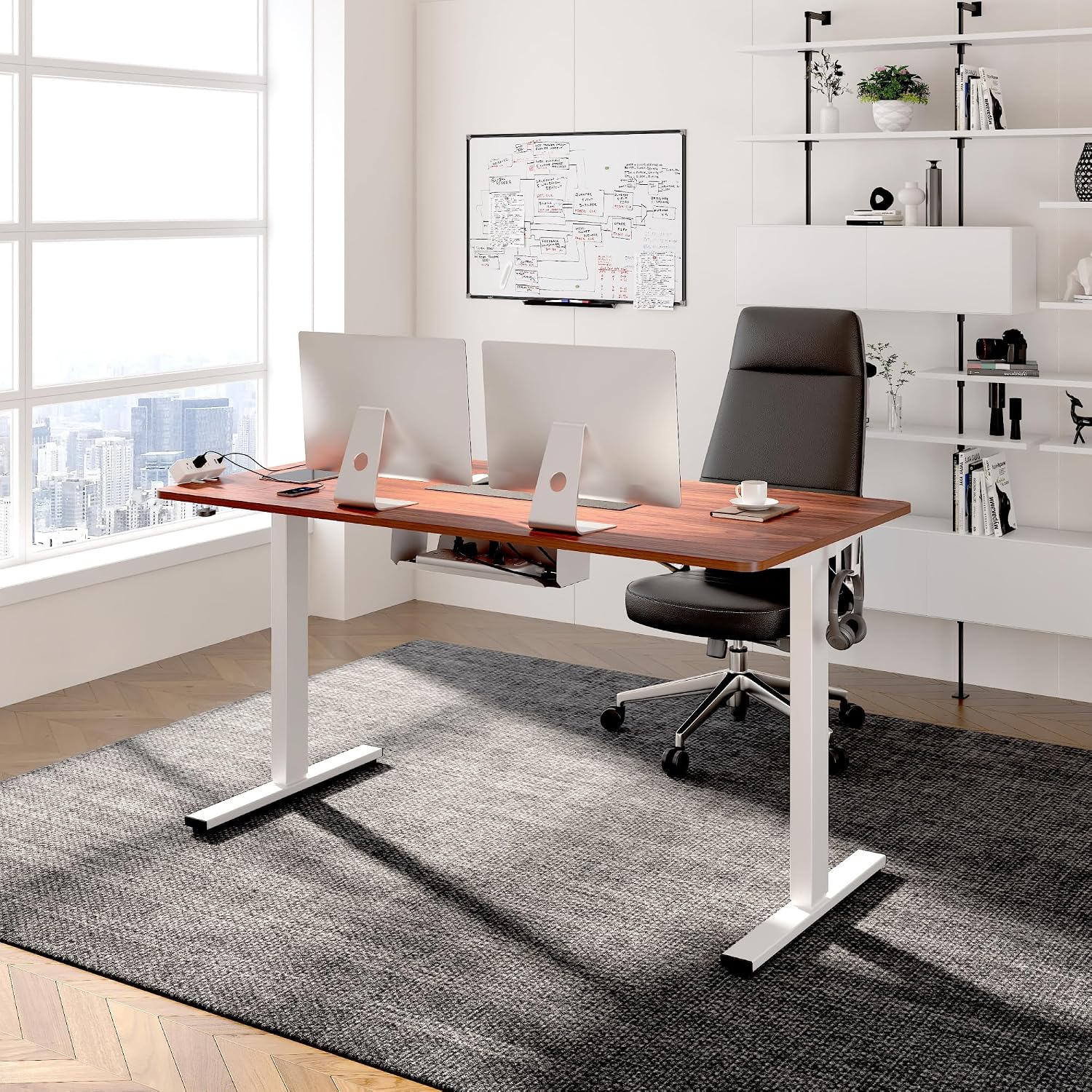 Thumbnail 1 de FLEXISPOT Standing Desk, 55" x 28