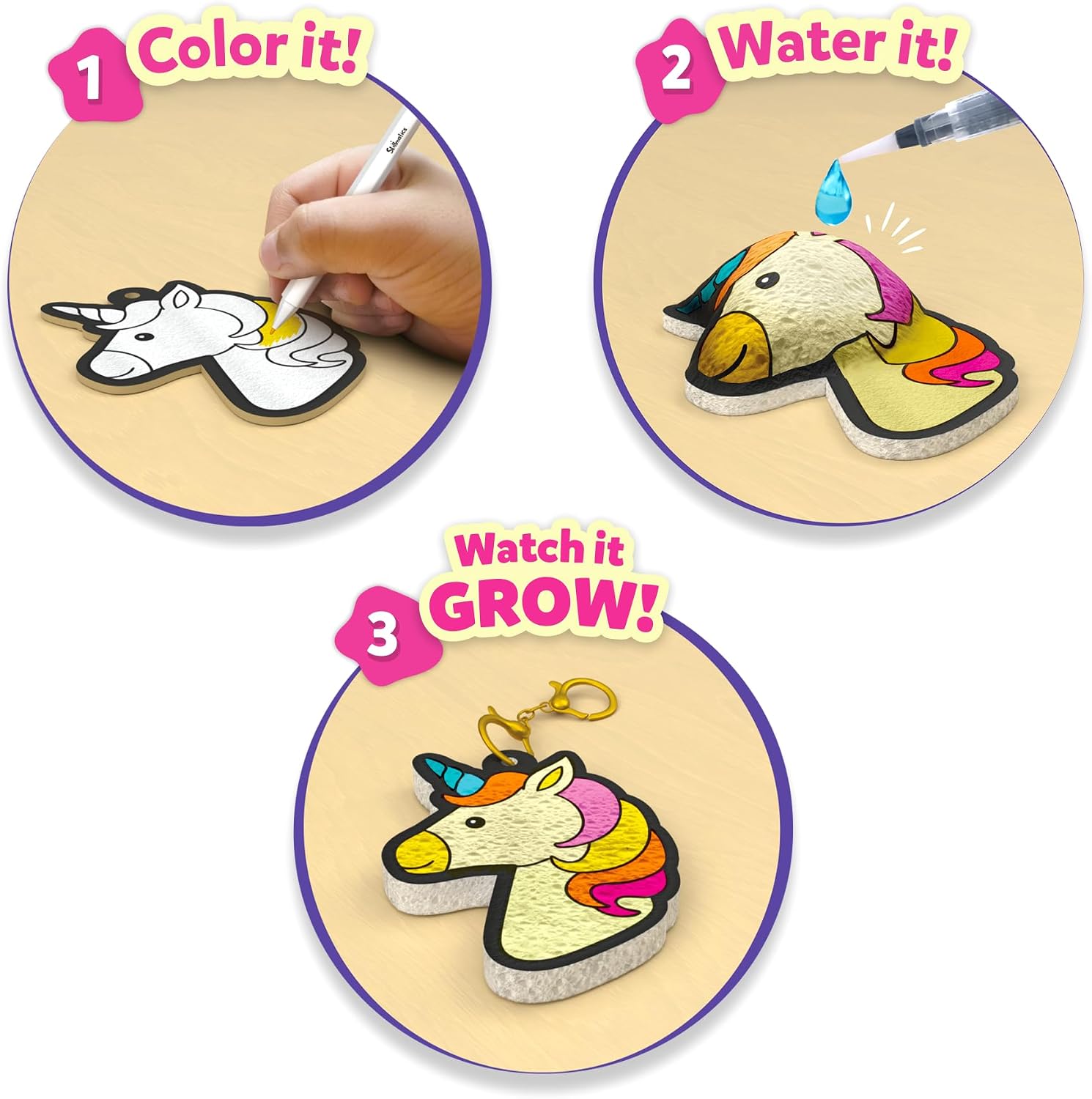 Thumbnail 2 de Skillmatics Aqua Puffs: Mess-Free 3D Art & Craft Kit for Kids