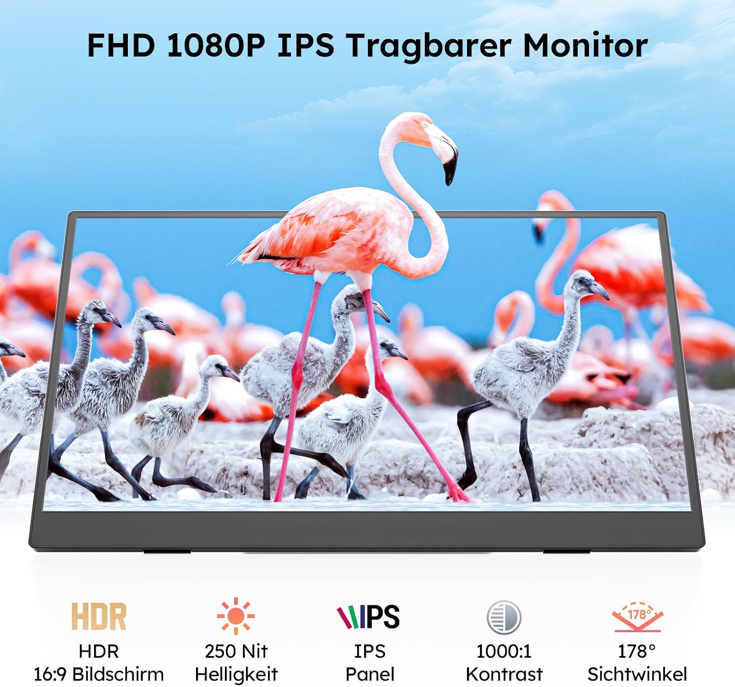 Thumbnail 5 de Dopesplay Portable Monitor 15,6 Zoll FHD mit Magnetständer