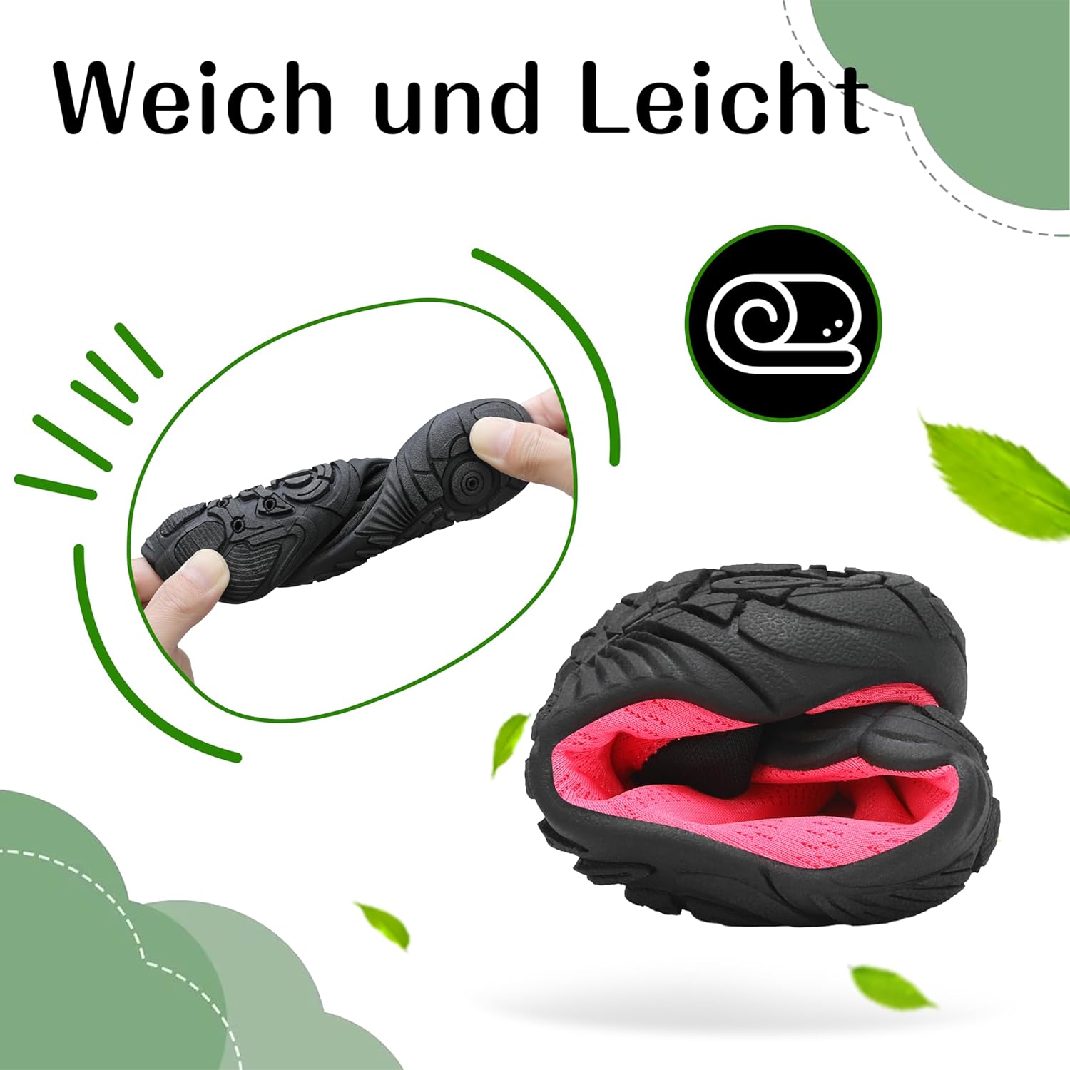 Detalle de Mishansha Schnell Trocknend Badeschuhe für Kinder