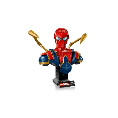 Detalle 2 de LEGO Marvel Iron Spider-Man Bust 76326 – Display Model for Adults