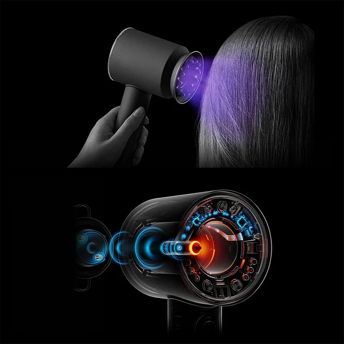 Detalle de Dyson Supersonic Nural Straight+Wavy Red Velvet – Haartrockner mit Hautschutz und Vielseitigkeit