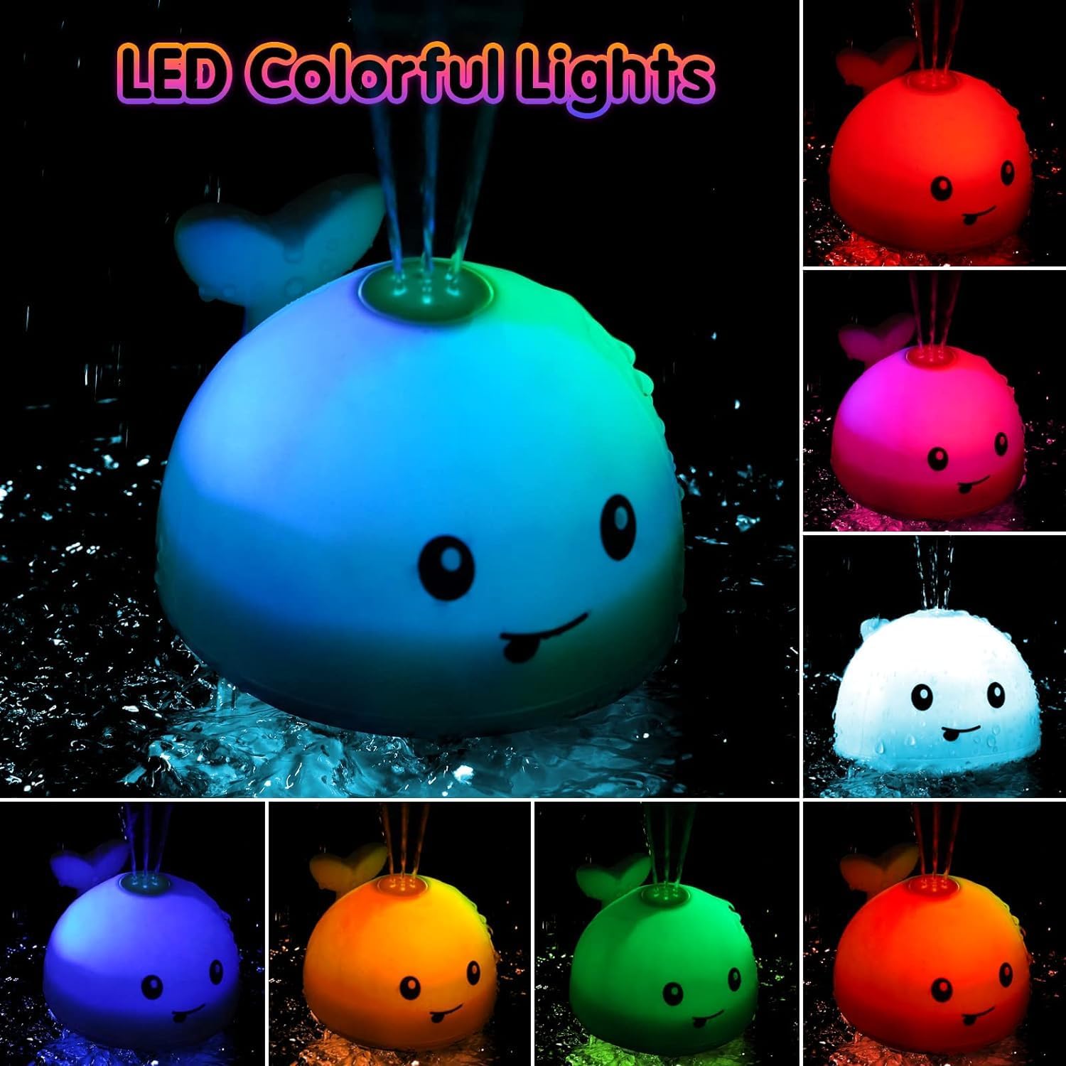 Thumbnail 5 de Light Up Whale Bath Toy for Ages 1-3