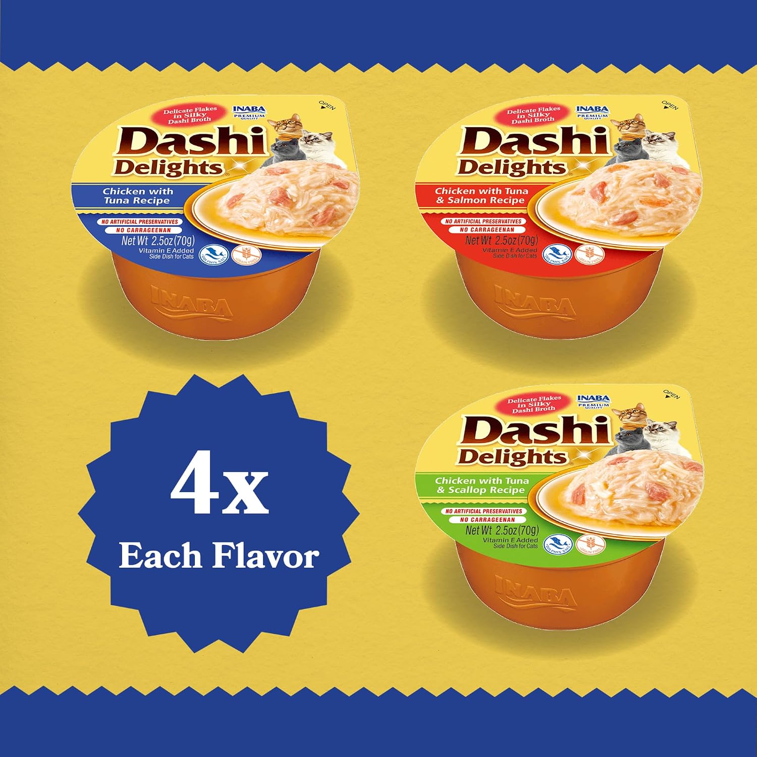 Thumbnail 5 de INABA Dashi Delights USA871 Lickable Cat Treats, Tuna, 88% Moisture
