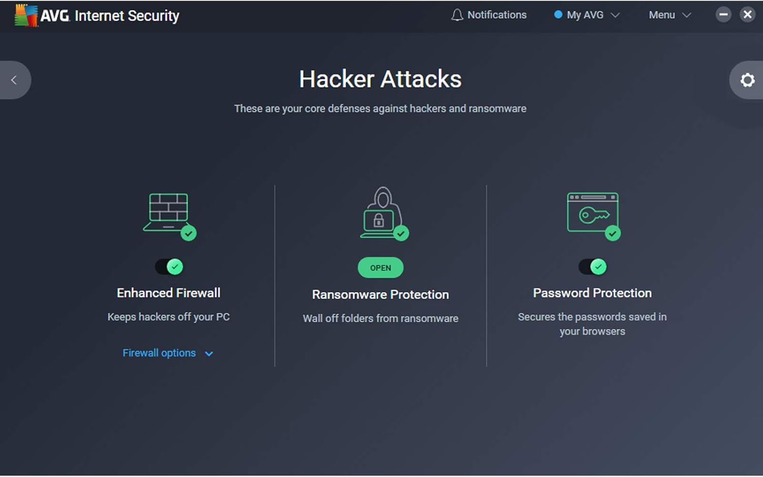 Thumbnail 6 de AVG Internet Security 2026 1 Año para 10 dispositivos