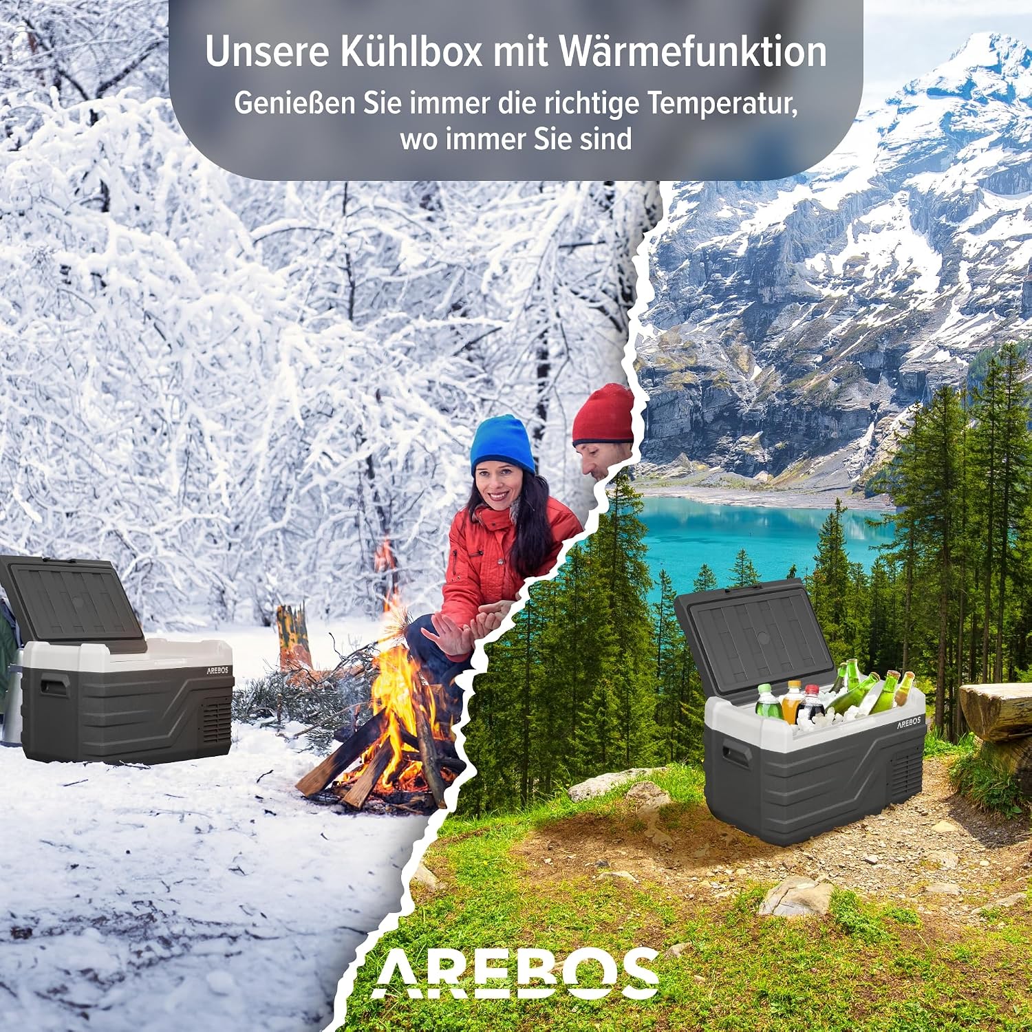 Thumbnail 2 de Arebos Kompressor Kühlbox 26 Liter
