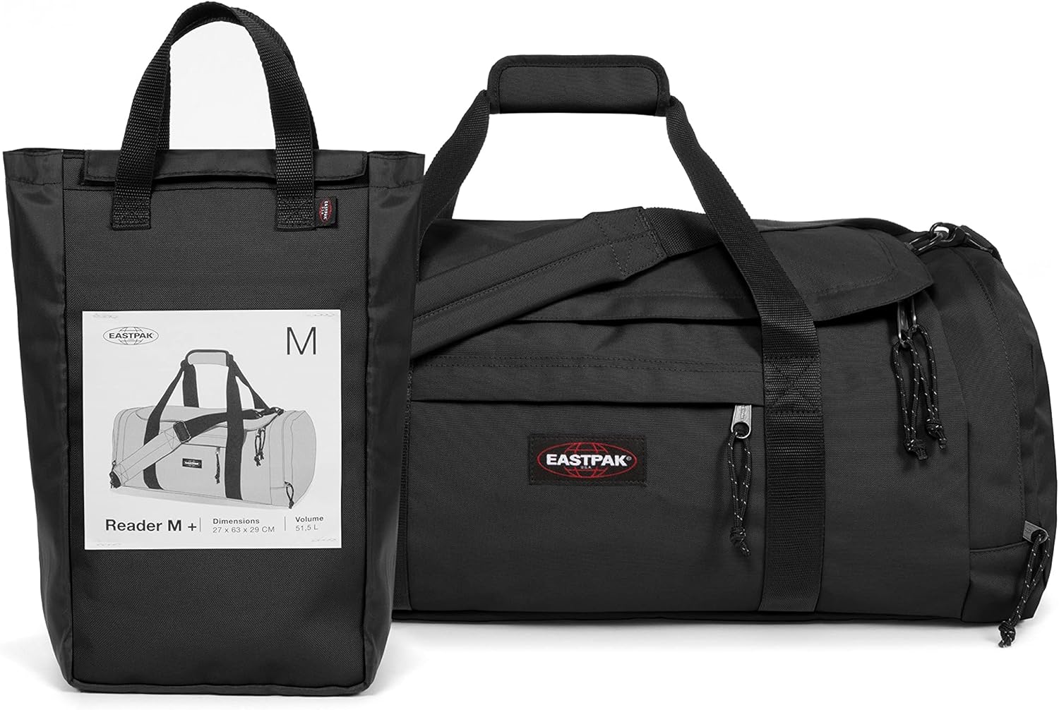 Detalle de Eastpak READER M+ Sac de voyage 51,5 L – Black (Noir), 27 x 63 x 29 cm