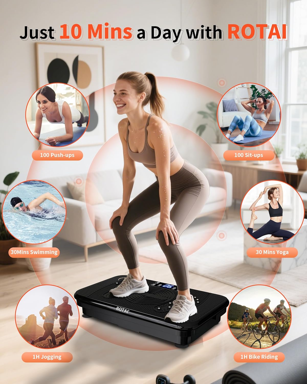 Thumbnail 4 de Shake Plate Vibration Exercise Machine 400 lbs