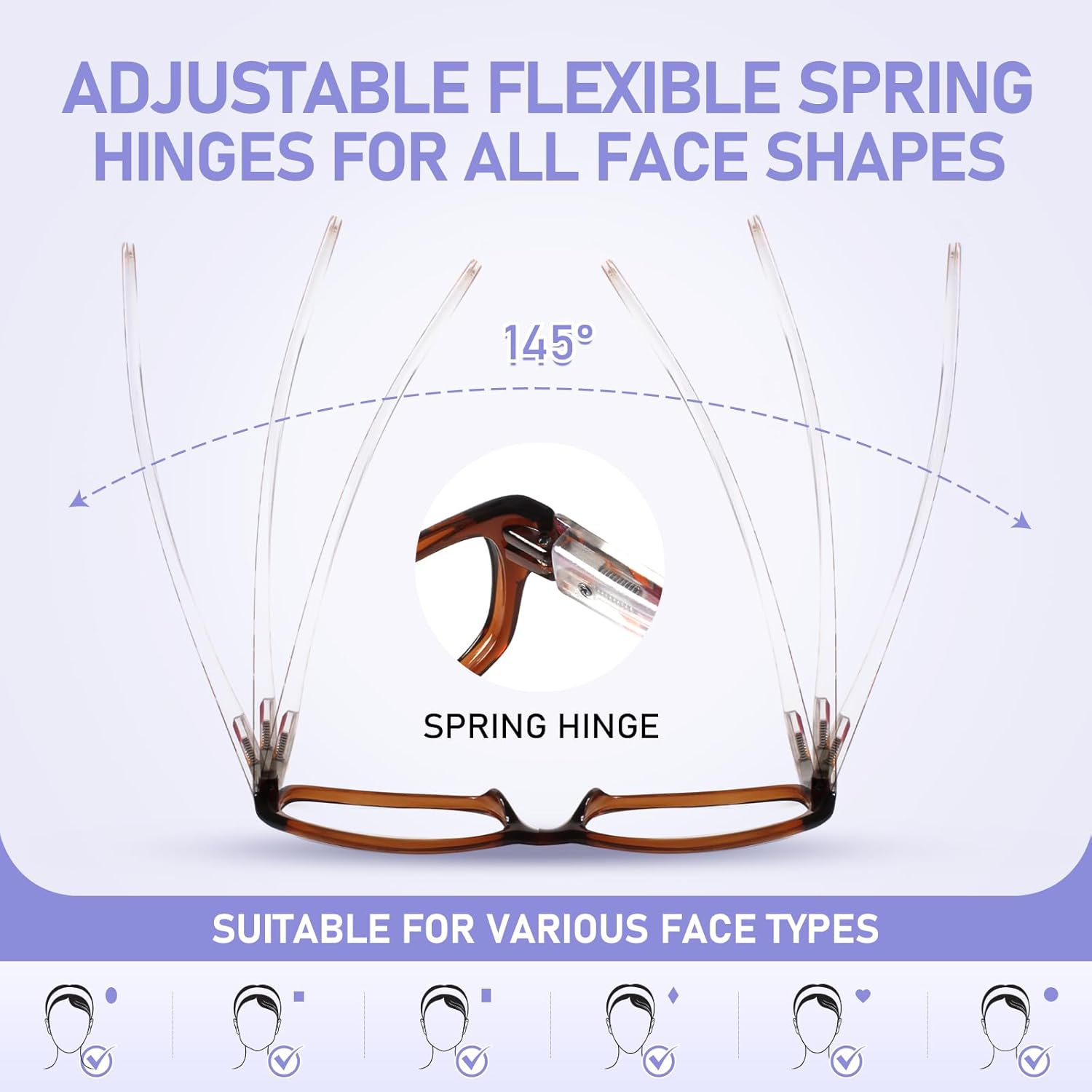 Thumbnail 5 de Kerecsen 5-Pack Reading Glasses for Women