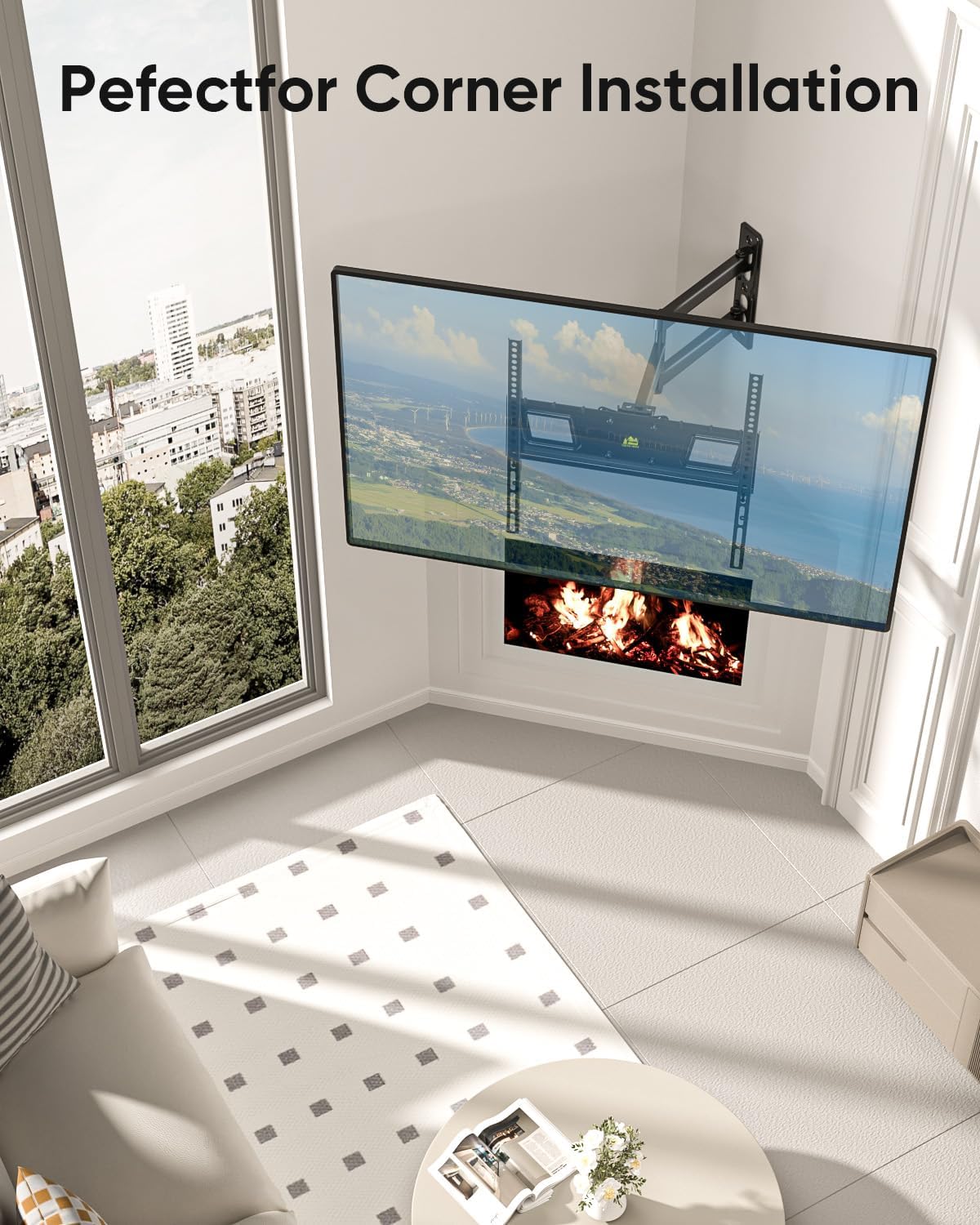 Thumbnail 6 de FORGING MOUNT TV Wall Bracket for 26–65 Inch TVs with 550mm Extension and Full Motion