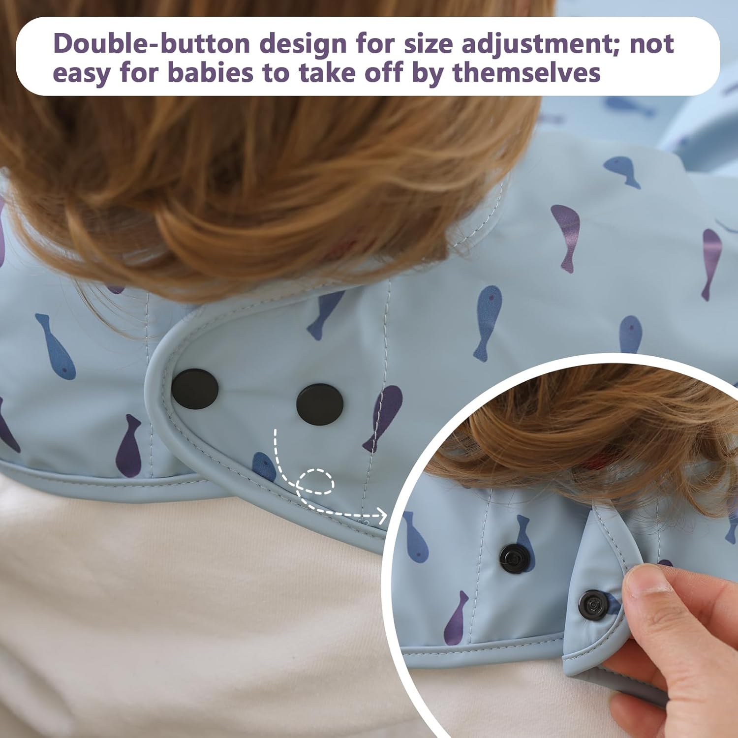 Thumbnail 1 de Yiupea Baby Bibs long-sleeve waterproof for 6–24 months