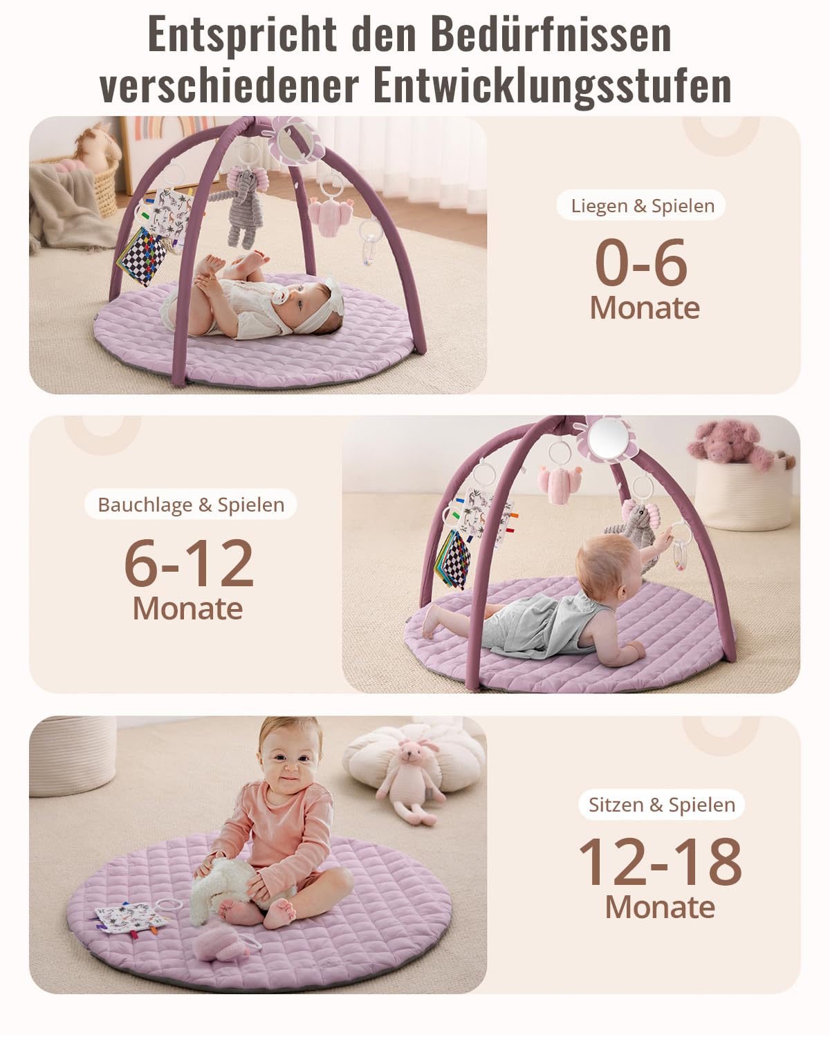 Thumbnail 3 de Blissful Diary Spielbogen Baby 85×85 cm