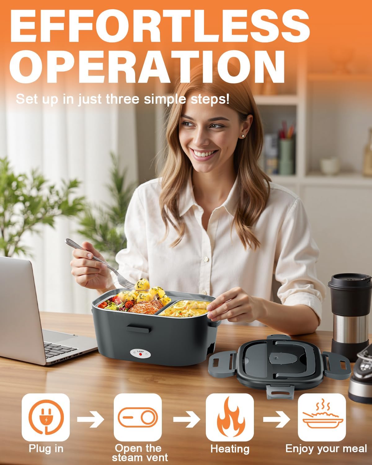 Thumbnail 2 de Geveniss Heated Lunch Box 80W ⚡