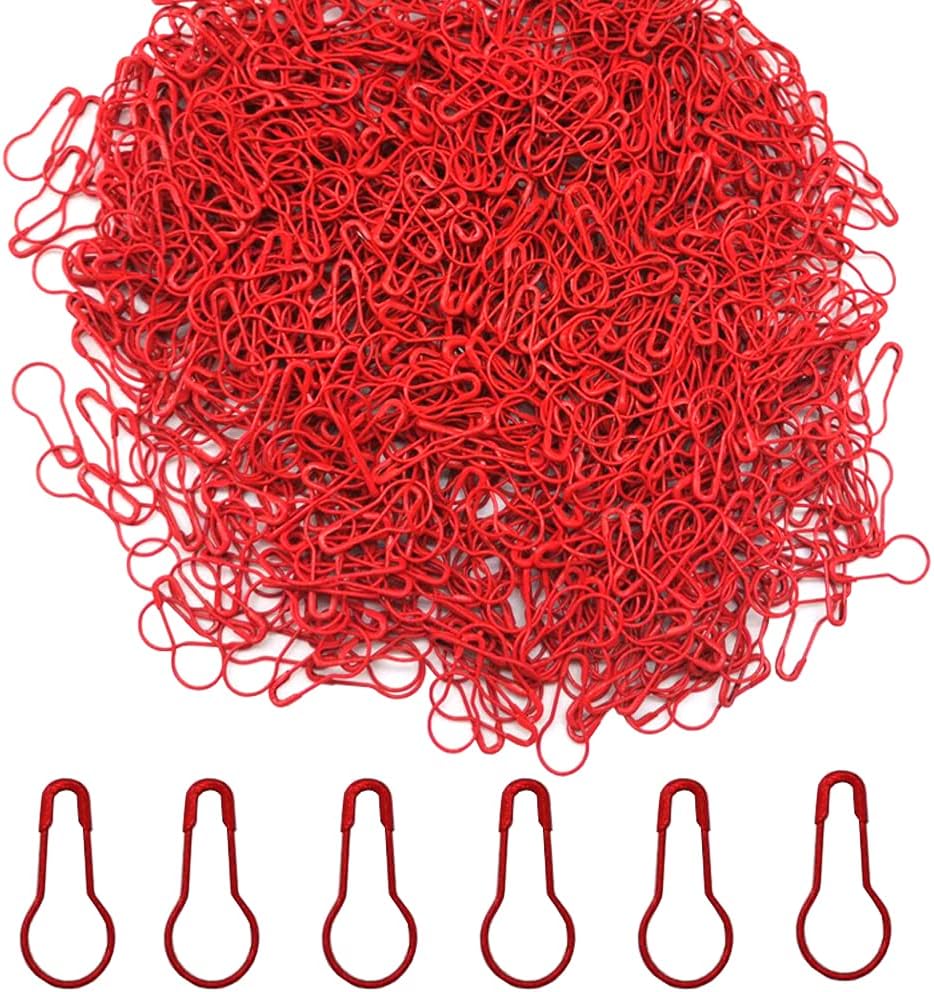Thumbnail 5 de Ruidee 1000-piece Metal Safety Pins Set (Purple) – gourd-shaped bulb pins for clothing tags & crafts