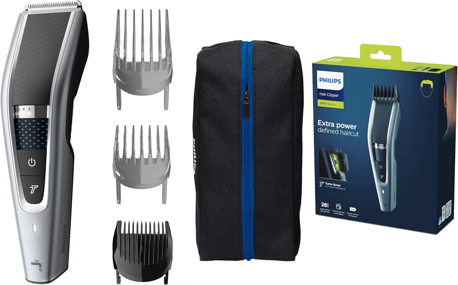 Thumbnail 6 de PHILIPS Hair Clipper Series 5000 HC5632/13: Versatile trimming with Trim-n-Flow PRO