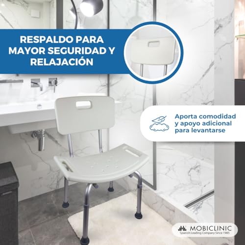 Thumbnail 6 de Mobiclinic® Silla de Ducha Regulable con Antideslizantes