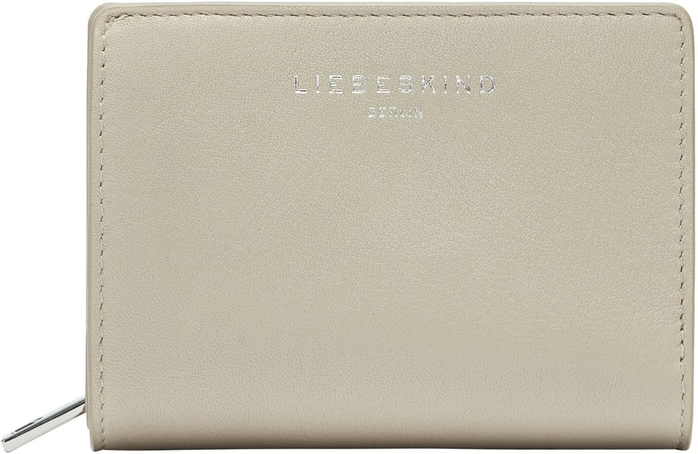 Detalle de Liebeskind Berlin Thea WALLET M SHEEP NATURAL – Geldbörse aus Schafleder in neutral grau