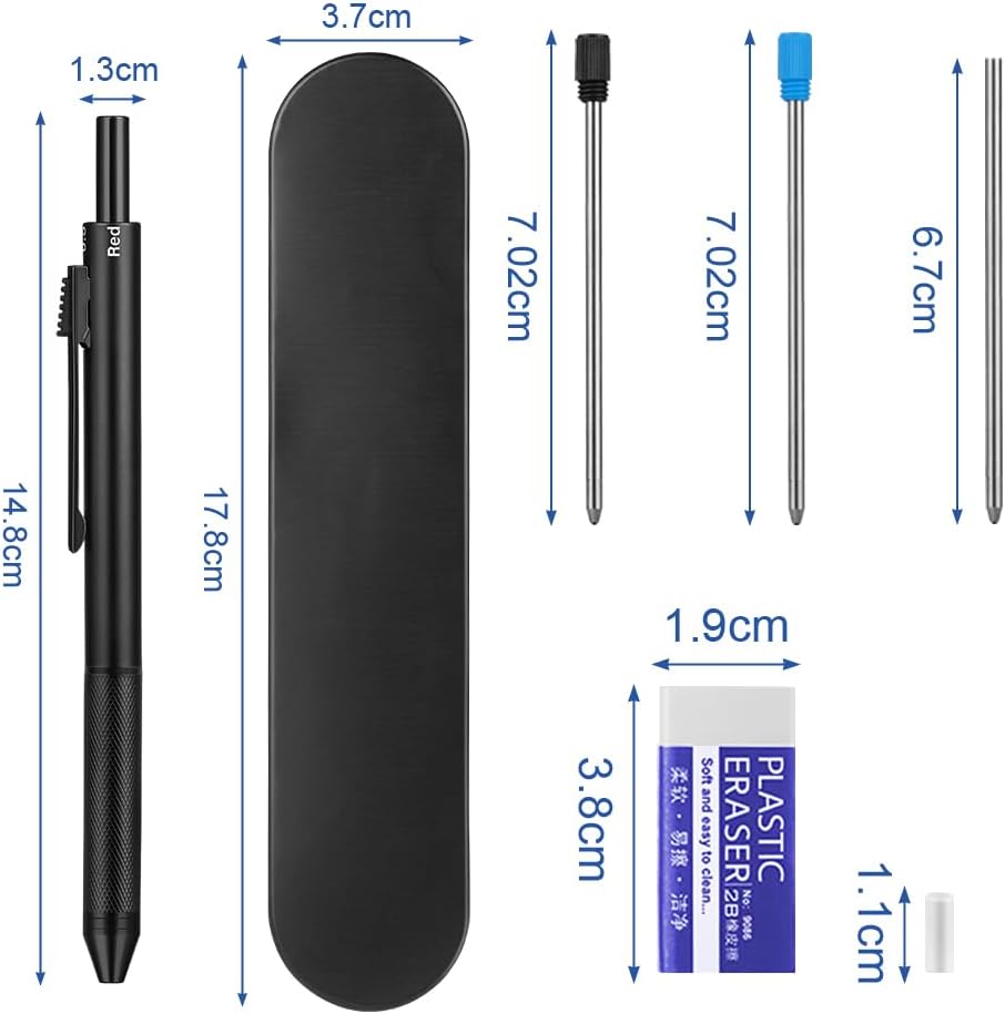 Detalle 2 de AUAUY M1-3417268 4-in-1 pen met 3 kleuren en 0,5 mm potlood