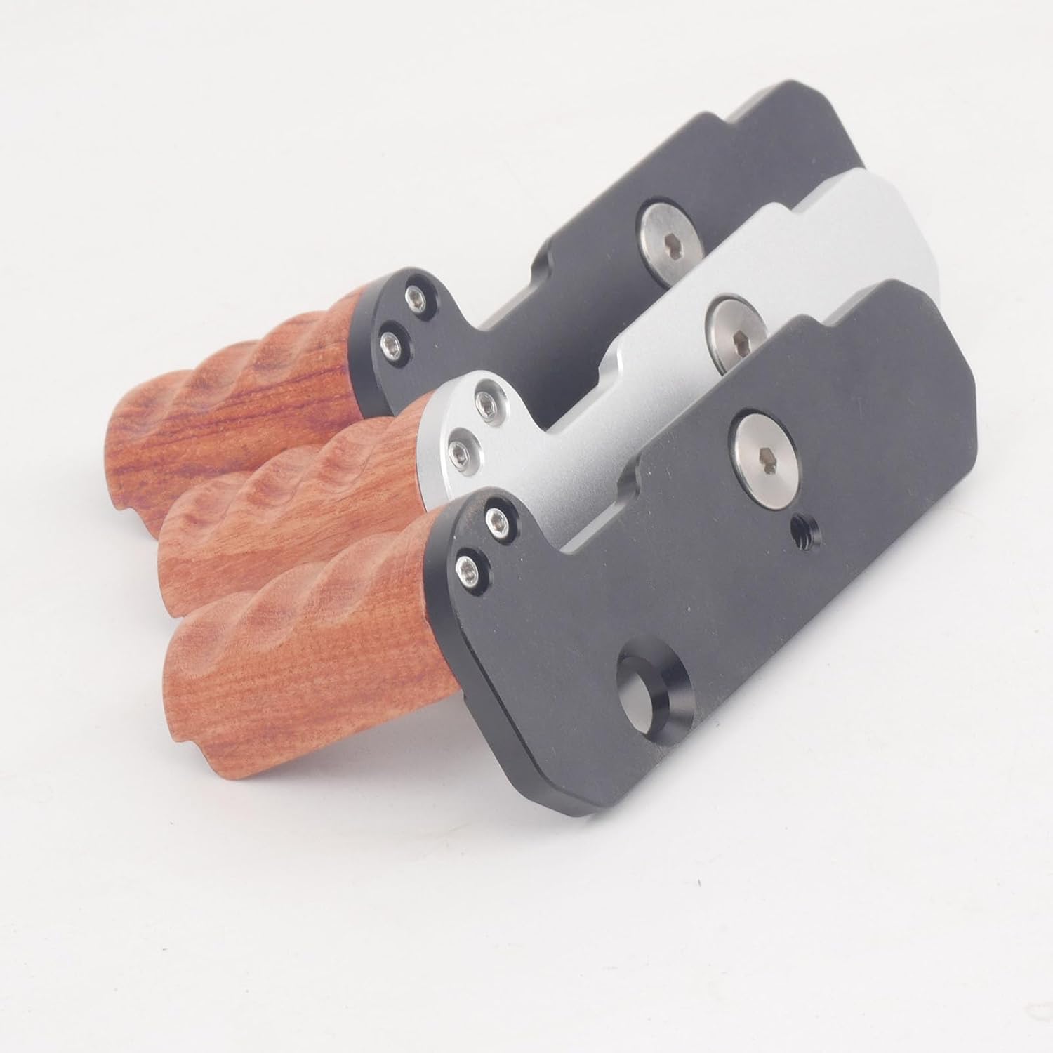 Thumbnail 5 de OURHZTB Holz-Handgriff L-Halterung für Nikon FM2 – L-förmige Griffhalterung mit Arca- und 1/4-Schnellwechselplatte