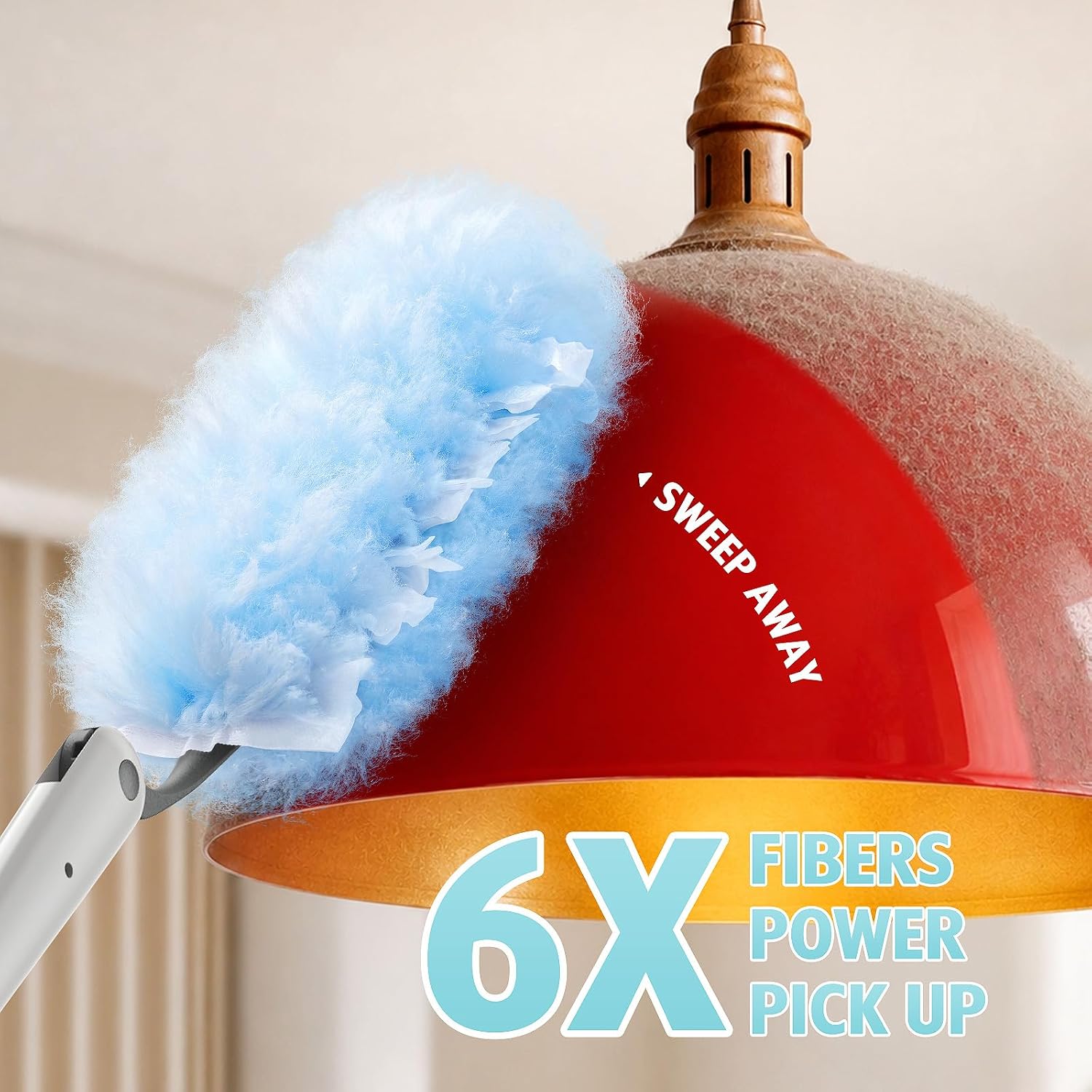 Detalle de 30 Count Heavy Duty Duster Refills with 3 ft Extendable Handle Starter Kit
