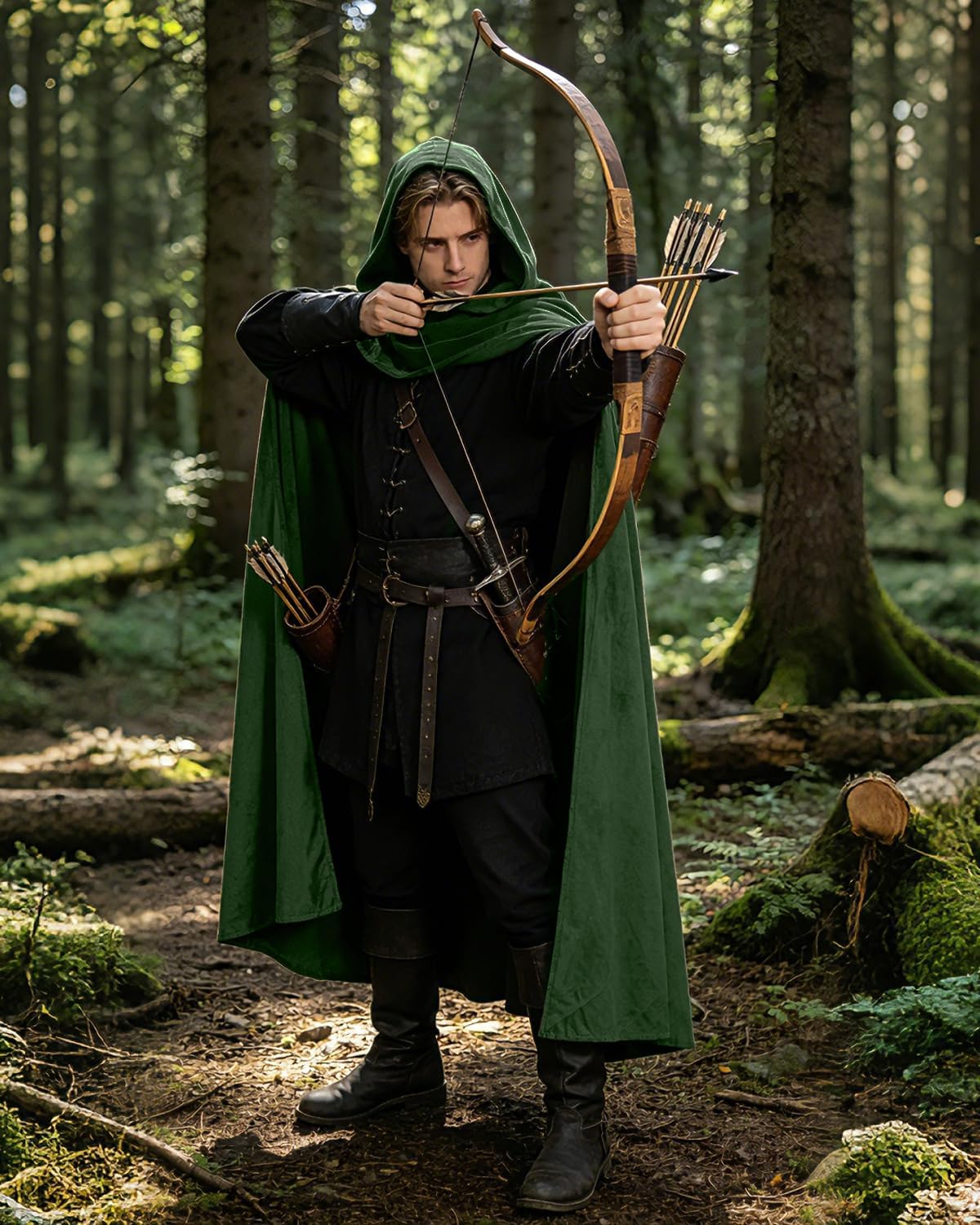 Detalle de Joukavor Hooded Cloak, Velvet