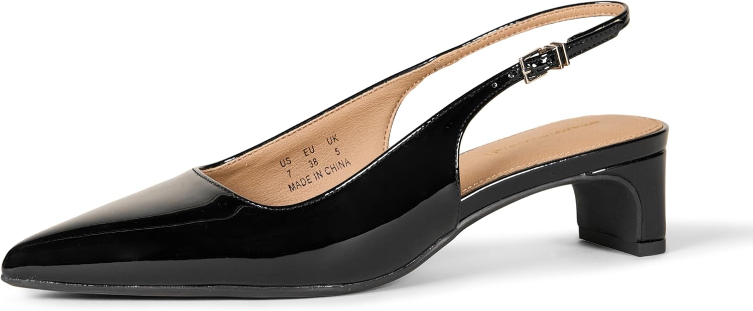 Thumbnail 5 de Amazon Essentials Damen Slingback Blockabsatz – mit gepolsterter Einlegesohle und 4,4-cm-Blockabsatz