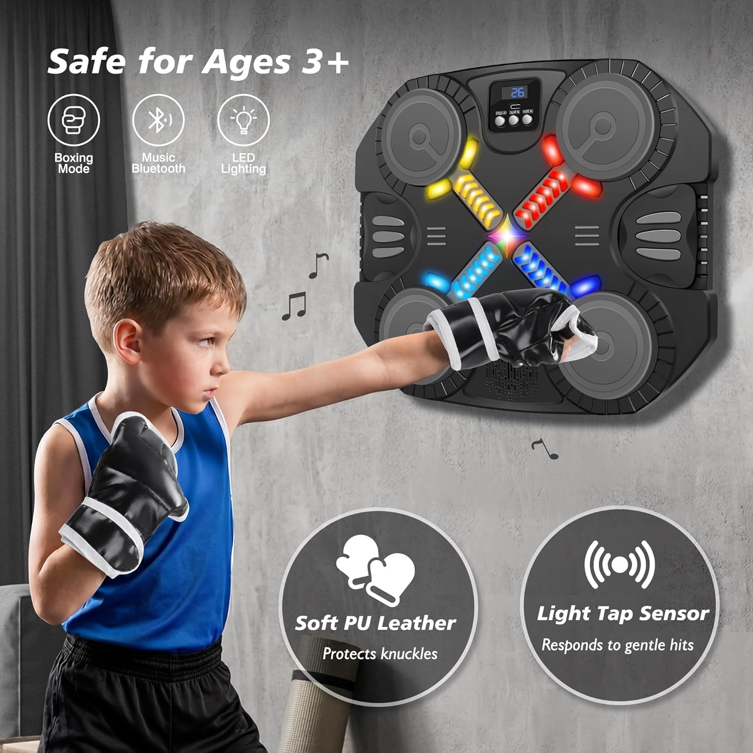 Thumbnail 4 de Music Boxing Machine Wall Mount Target