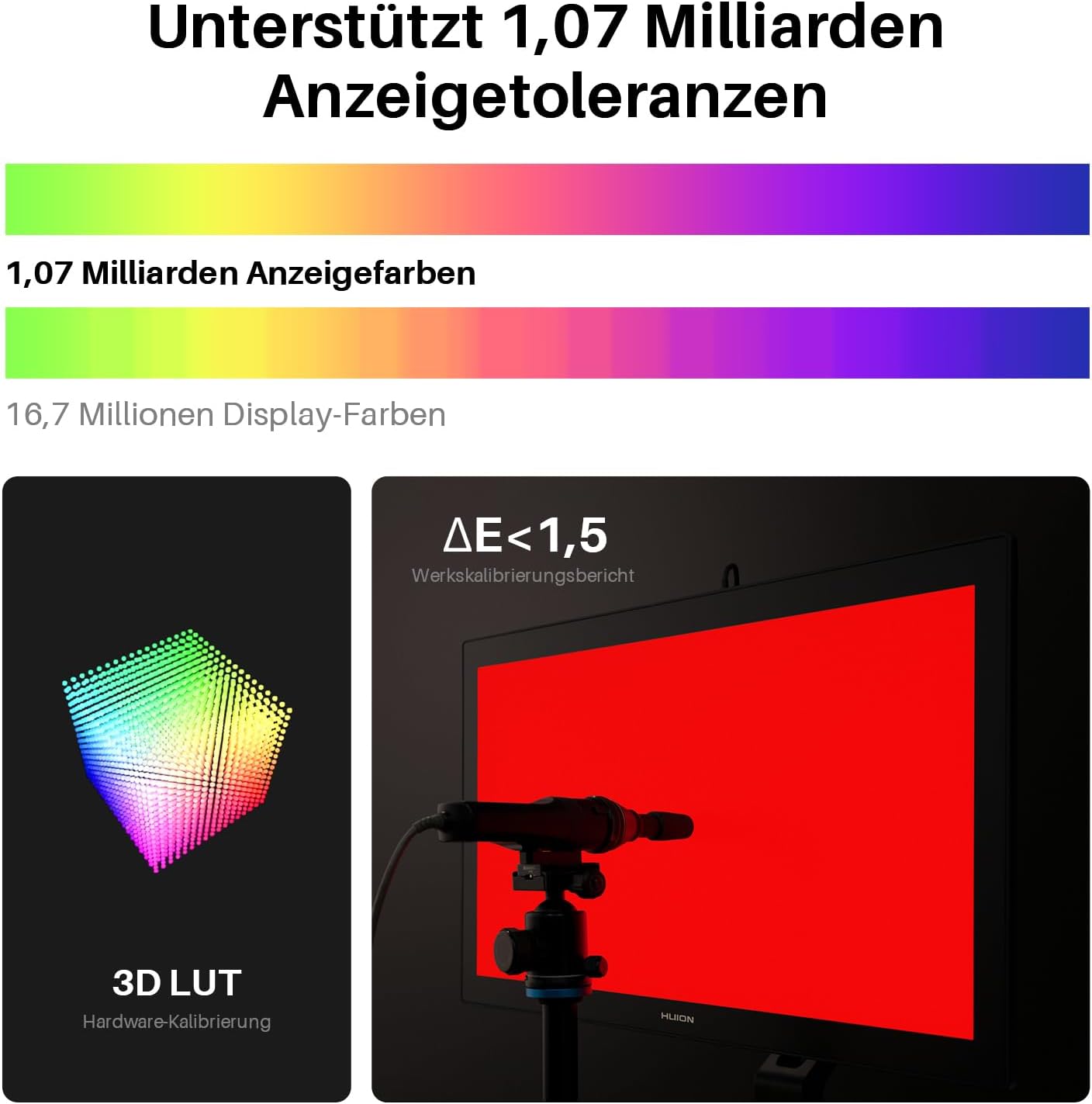 Detalle 2 de HUION Kamvas Pro 19 4K Grafiktablett mit Display (18,4 Zoll) und Touchscreen