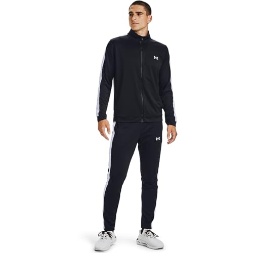 Detalle de Under Armour Hombre UA Knit Track Suit Shirt: chándal cómodo y cálido para entrenamiento e invierno