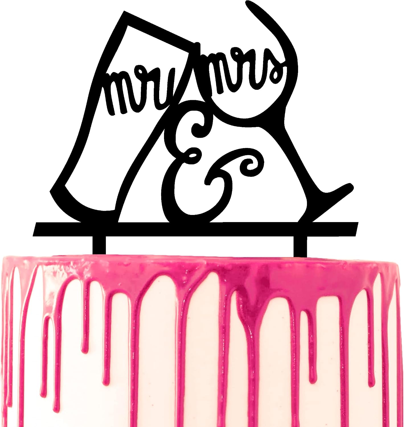 Thumbnail 5 de CARISPIBET Groom Lifts Bride with Two Dogs Cake Topper – Acrylic, 7.4" High