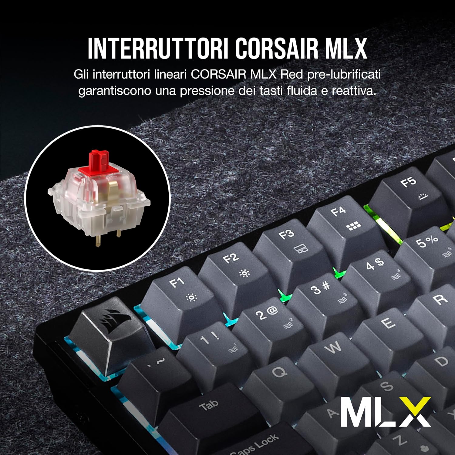 Thumbnail 3 de Corsair K65 PLUS Wireless 75% RGB Tastiera