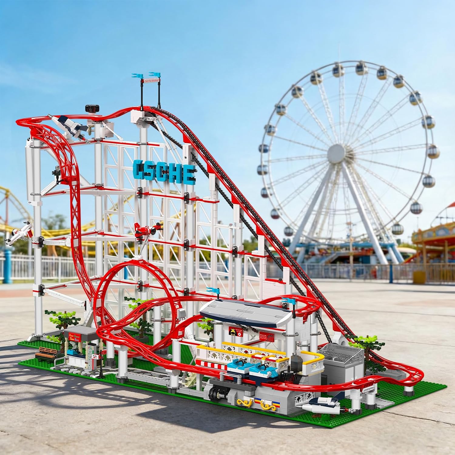 Thumbnail 3 de Mould King 11014 Rollercoaster Building Blocks