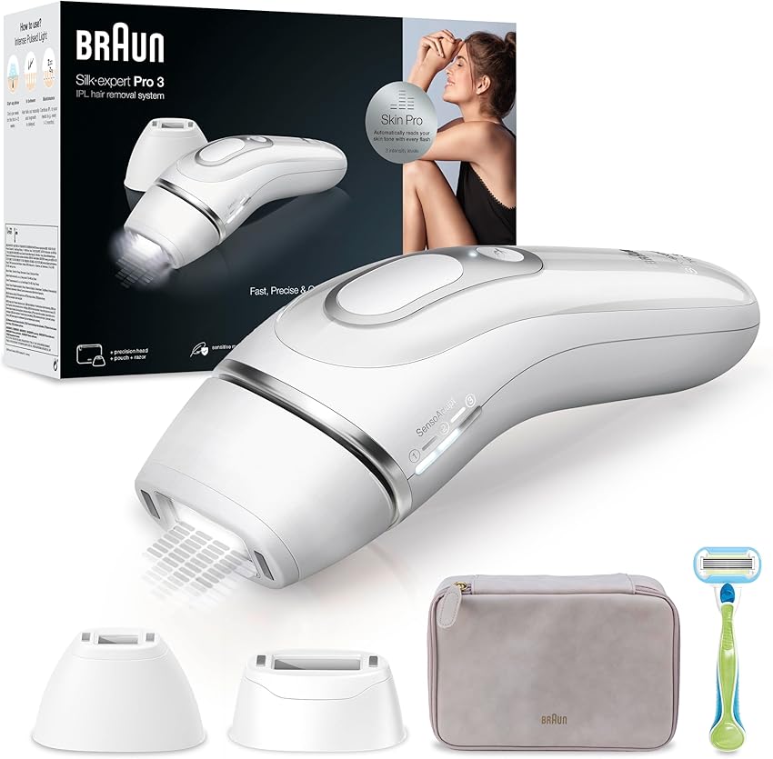 Detalle 2 de Braun Silk-expert Pro 3 IPL 🌟 Depilación en Casa Completa