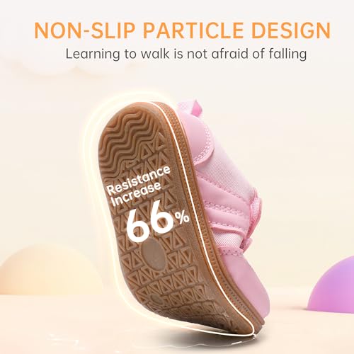 Thumbnail 7 de STQ KIDS Zapatillas deportivas barefoot para niña (rosa) – suela de caída cero y punta amplia, tallaje 24 EU