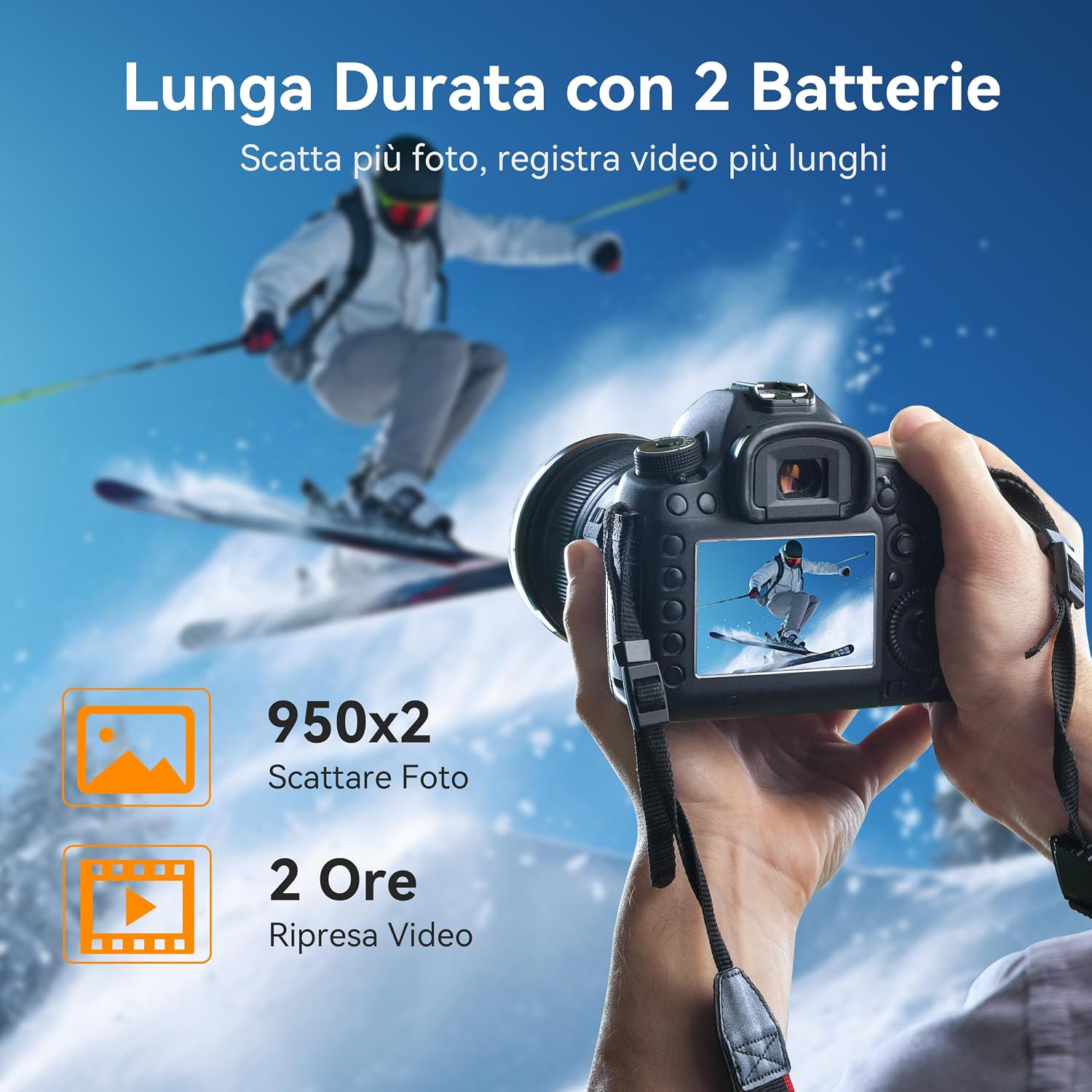 Detalle de ENEGON NP-W126 1500mAh batteria per Fujifilm