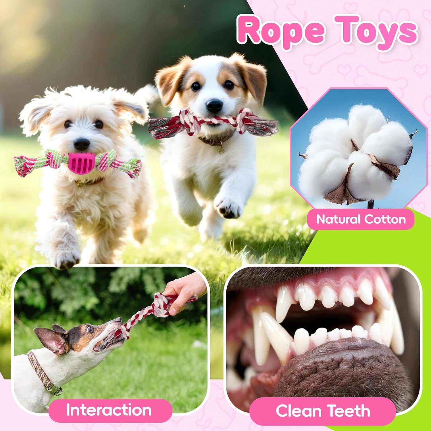 Thumbnail 4 de 2TRUL 8 Pack Puppy Teething Toys