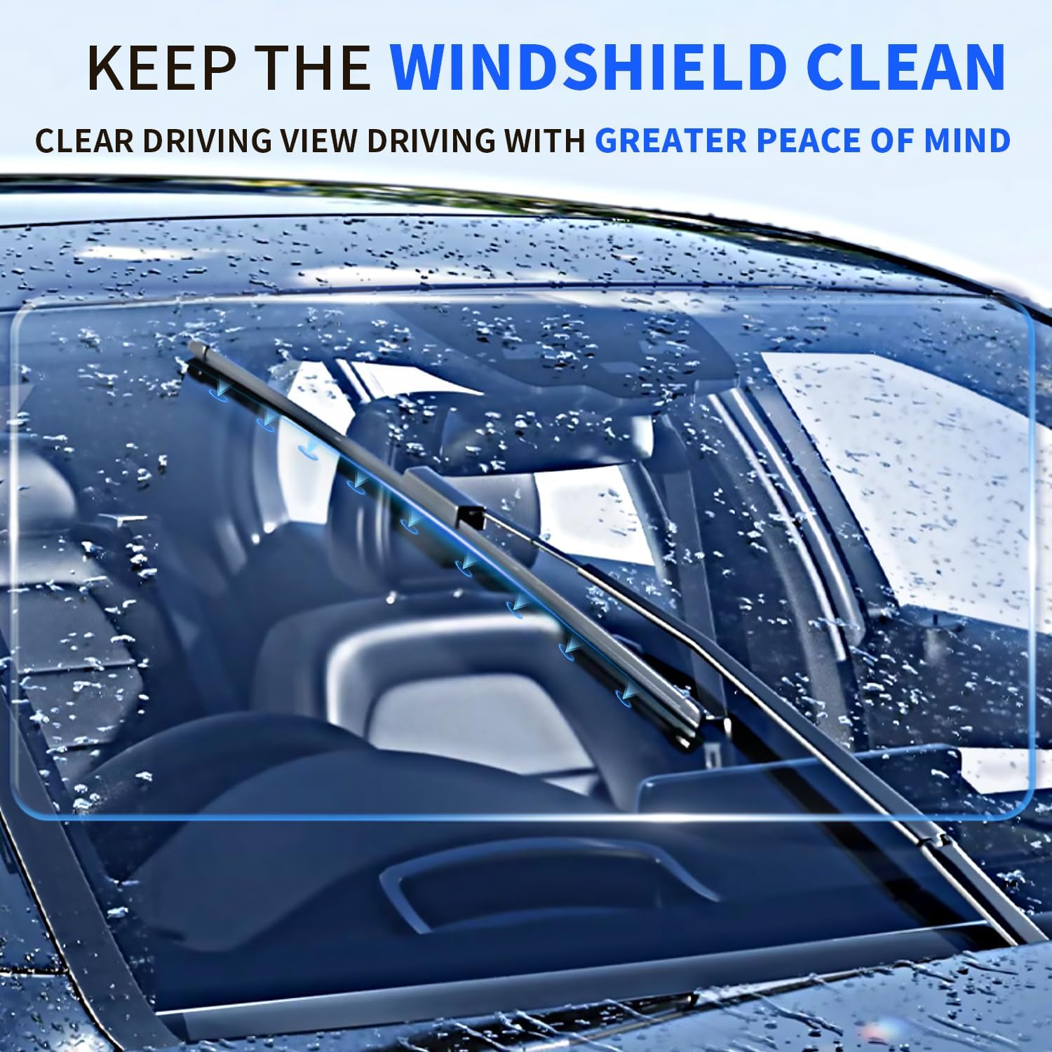 Thumbnail 1 de JINGOU Wiper Blades 26/14/12-Inch Windshield Wipers Set (Pack of 3) for Nissan Rogue 2008–2013 and 2014–2015 Select