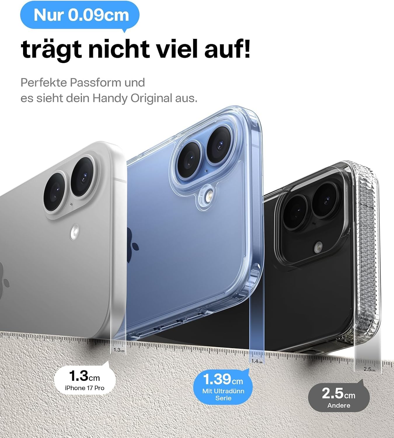 Thumbnail 1 de TORRAS 2025 iPhone 17 Hülle 0,09 cm