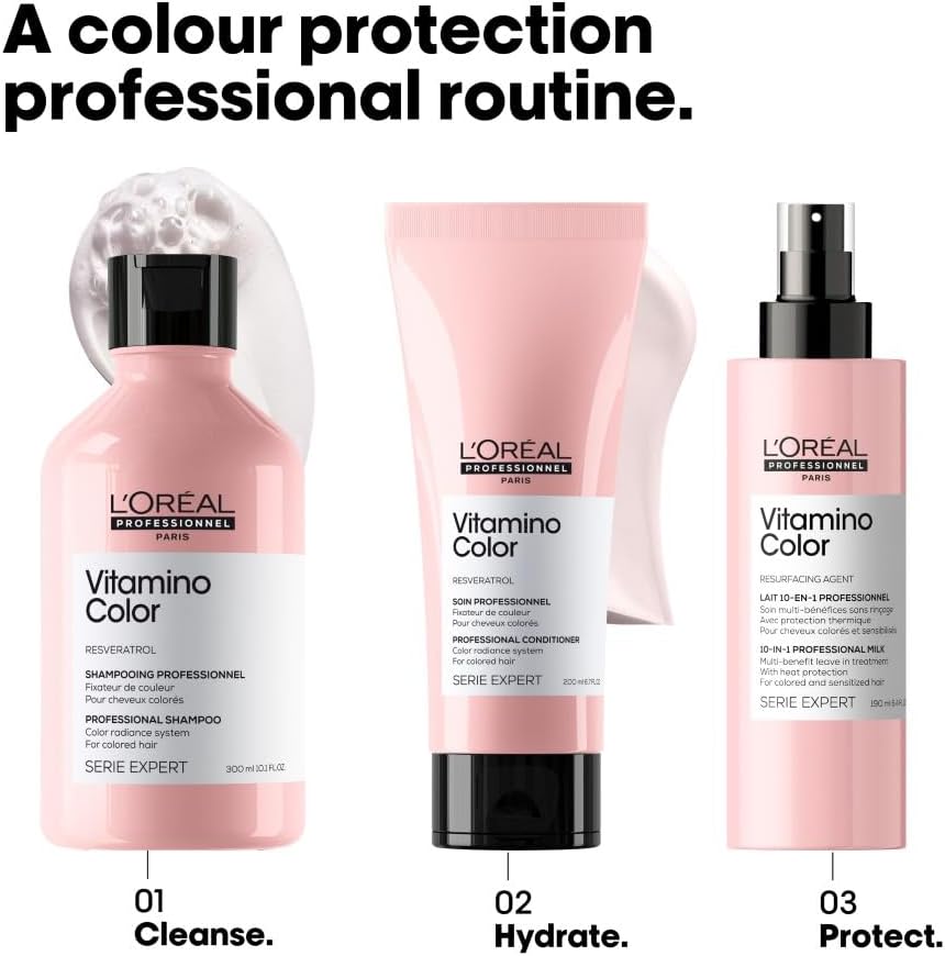Thumbnail 3 de L’Oréal Professionnel Vitamino Colour Conditioner with Resveratrol for Coloured Hair