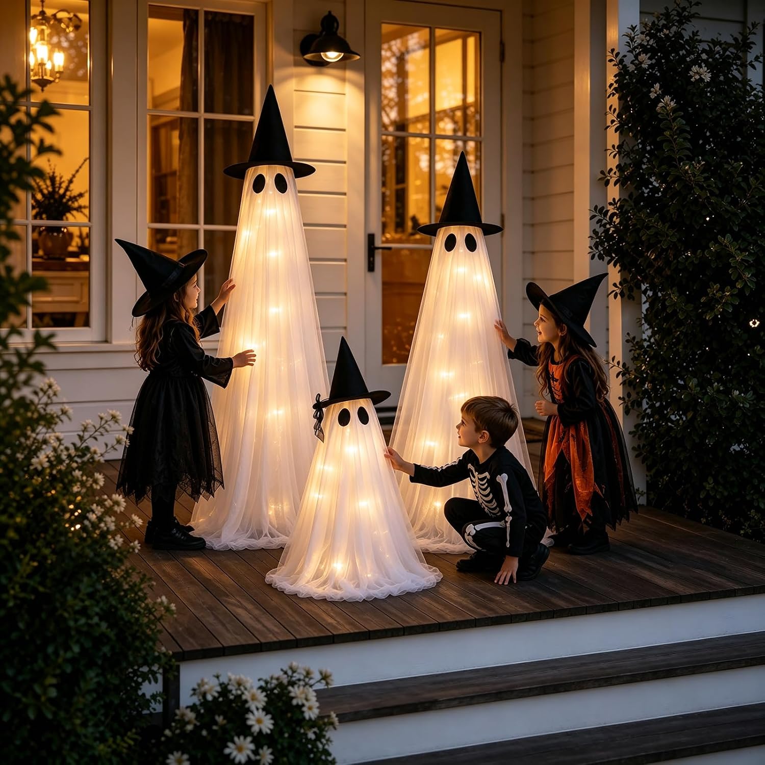 Thumbnail 6 de Halloween Ghost Decorations, 3-Pack
