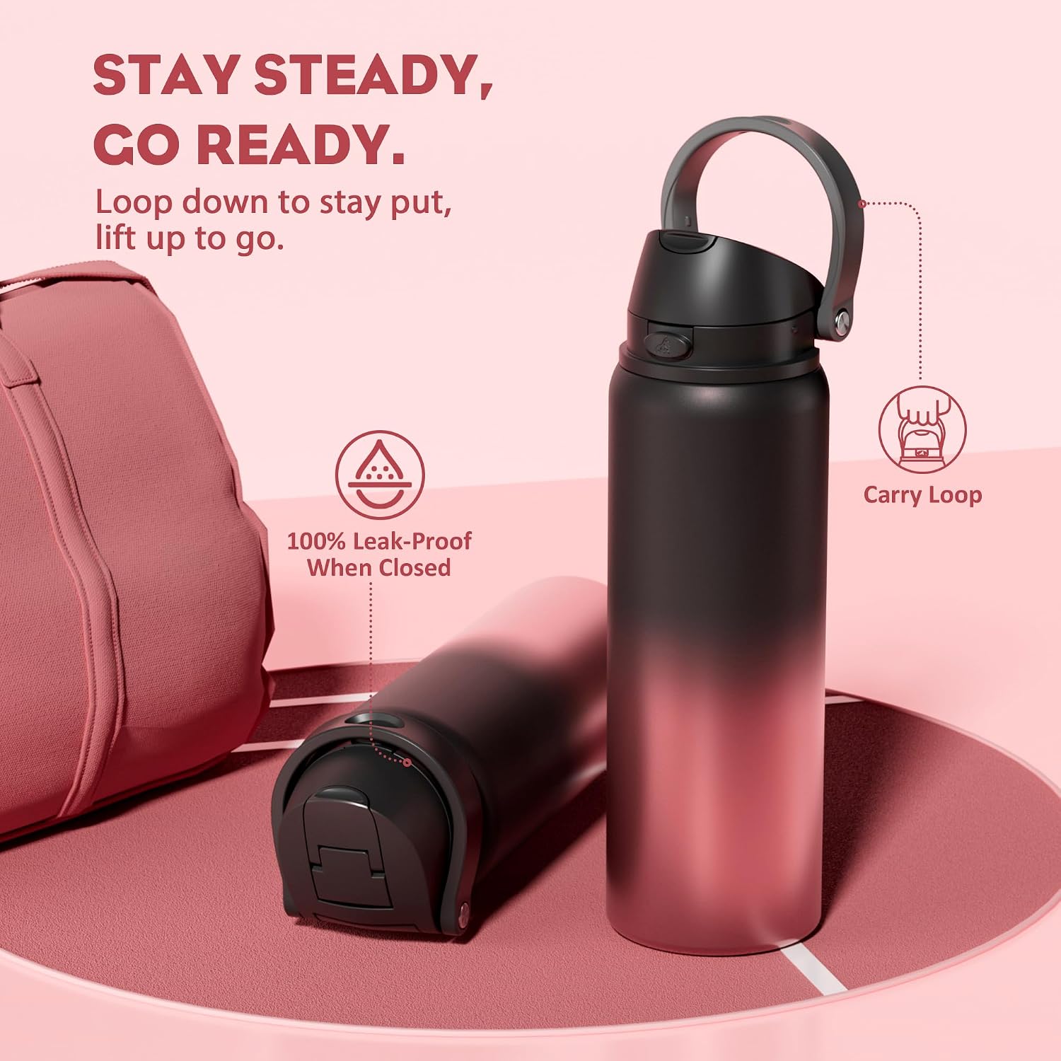 Thumbnail 3 de POWCAN 32 oz Stainless Steel Water Bottle 💧