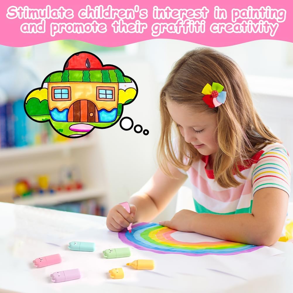 Thumbnail 3 de AYESY Mini Surligneurs 6 couleurs 🖍️