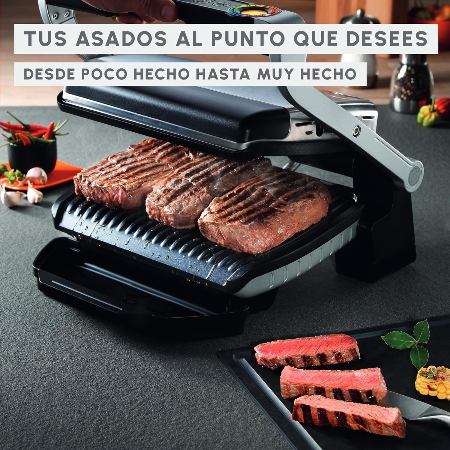 Thumbnail 5 de Moulinex OptiGrill+ GI712D10 2000 W