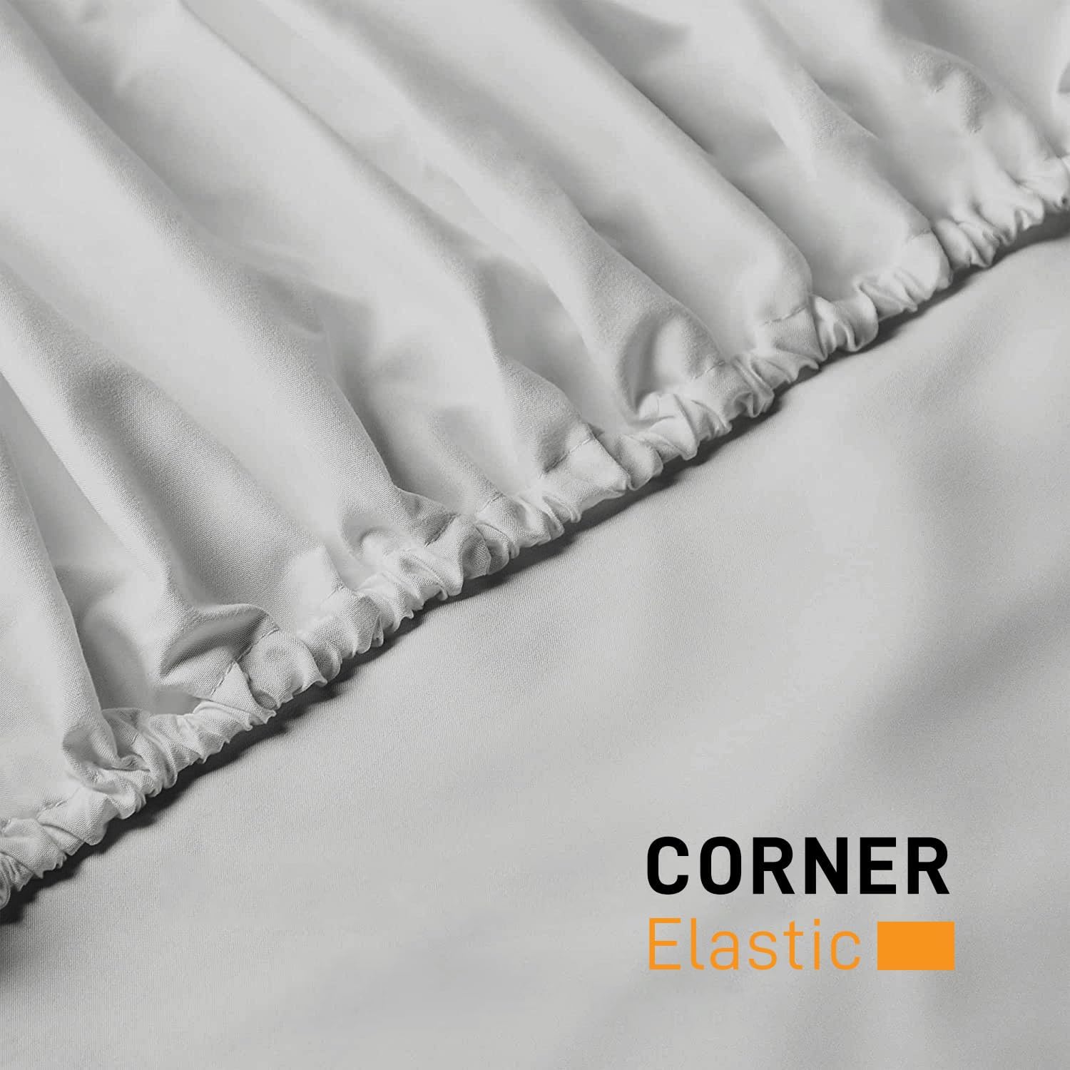 Detalle de My home store Double Fitted Sheet 25 cm Deep